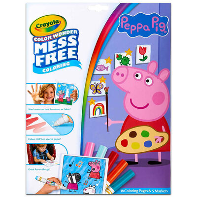 Crayola Colour Wonder Mess Free Colouring: Peppa Pig image number 1