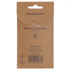 Metal Fruit Charms: Pack of 6 image number 4