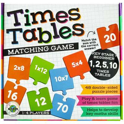 Times Tables Matching Game From 1.00 GBP | The Works