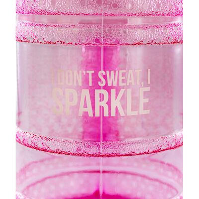 Pink I Dont Sweat 1.8 Litre Water Bottle image number 4