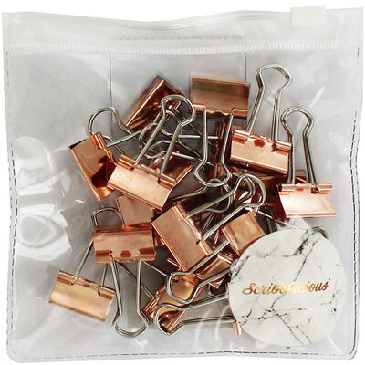 Rose Gold Paper Accessory Set - Assorted image number 1