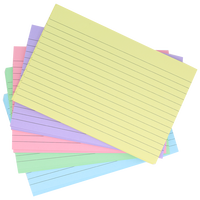 Works Essentials Coloured Revision Cards: Pack of 50
