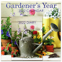 Gardener’s Year 2022 Square Calendar and Diary Set