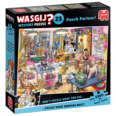 Wasgij Mystery 23 Pooch Parlour! 1000 Piece Jigsaw Puzzle image number 1