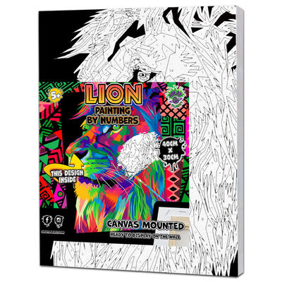 Splat Planet Giant Painting By Numbers: Lion image number 1