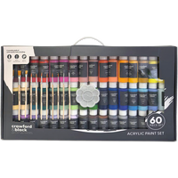 Crawford & Black Acrylic Paint Set: Pack of 60