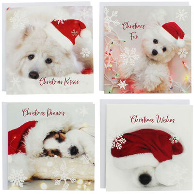 Cute Dogs Christmas Cards - Pack Of 20 image number 1