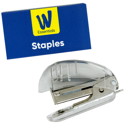 Works Essentials Mini Stapler & Staples image number 2