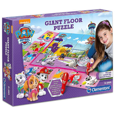 Paw Patrol Interactive Giant Floor Jigsaw Puzzle: Pink image number 1