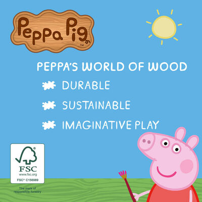 Peppa Pig Wooden Camper Van image number 8