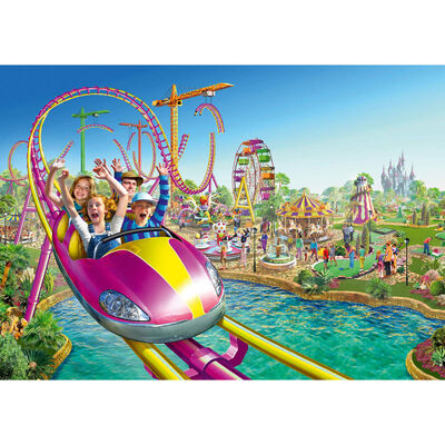 Rollercoaster 500 Piece Jigsaw Puzzle image number 2