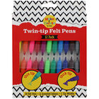 Twin-tip Felt Pens: Pack of 12 image number 1