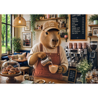 Capy Caf&eacute; 500 Piece Jigsaw Puzzle image number 2
