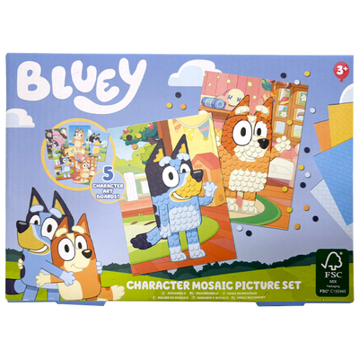 Bluey Mosaic Sticker Art Set image number 1