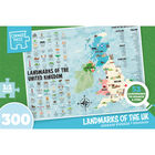 Landmarks of The UK 300 Piece Jigsaw Puzzle image number 1