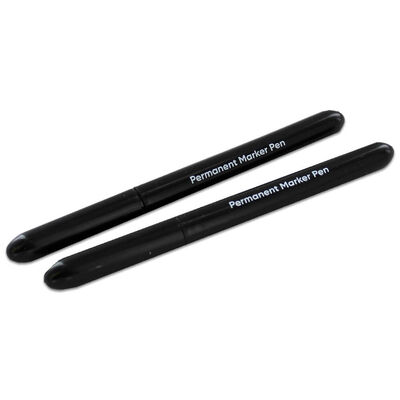 Works Essentials Permanent Marker Pens: Pack of 2 image number 2