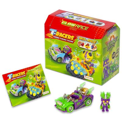 T-Racers Glow Race Car: Assorted image number 2