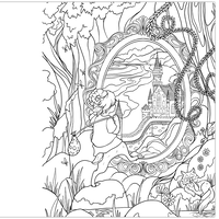 Magic Mirrors Colouring Book
