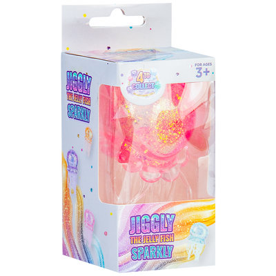 Jiggly The Jelly Fish Sparkly Squishy: Assorted image number 1