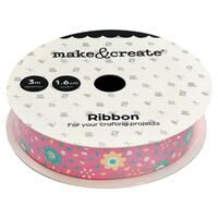 Floral Ribbon 3m: Assorted
