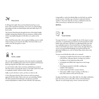 The Fortune Hotel: The Official Puzzle Book image number 3