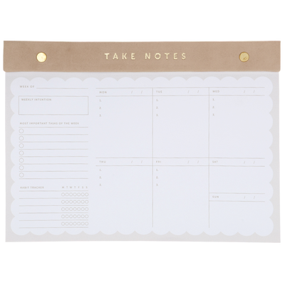 Geometry Planner and Note Set with Suede Edge image number 1