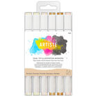 DoCrafts Portrait Dual Tip Illustration Markers: Pack of 6 image number 1
