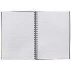 A4 Wiro Plain Black Lined Notebook image number 2