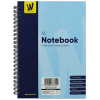 Works Essentials A5 Wiro Notebook