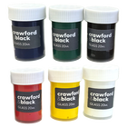 Crawford & Black Glass Paints: Pack of 6 image number 2
