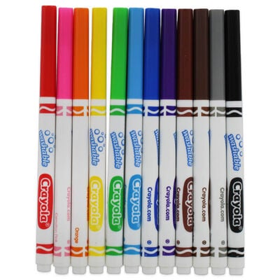 Crayola Washable Markers: Pack of 12 image number 2