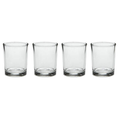 Glass Tealight Holder: Pack of 4 image number 2