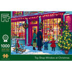Toy Shop Window at Christmas 1000 Piece Jigsaw Puzzle image number 1