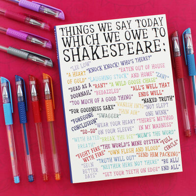 A5 Flexi Shakespeare Sayings Lined Notebook image number 3