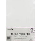 Dovecraft Essentials A4 White Ultra Smooth Card - 16 Sheets image number 1
