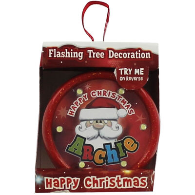 Flashing Christmas Bauble - Archie image number 1