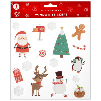 Christmas Window Stickers Bundle image number 2