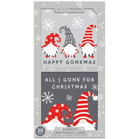 Charity Happy Gonkmas Christmas Cards: Pack of 20