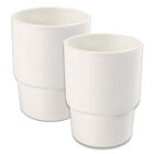 Large White Porcelain Mug: Pack of 2 image number 2