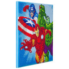 Marvel Avengers Superheroes Crystal Art Canvas Kit image number 3