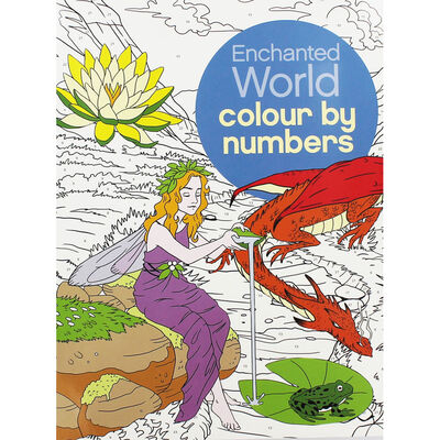Colour By Numbers Enchanted World image number 1