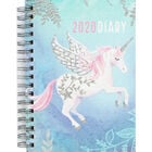A6 Wiro Unicorn 2020 Week to View Diary image number 1