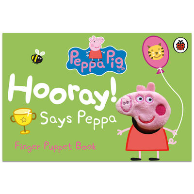 Peppa Pig: Hooray! Says Peppa Finger Puppet Book image number 1