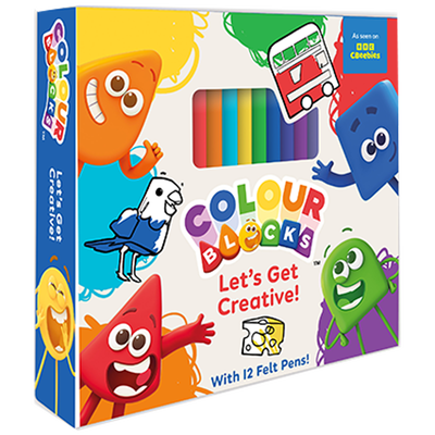 Colourblocks: Let&rsquo;s Get Creative! Colouring Kit image number 1