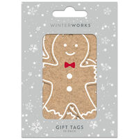 Gingerbread Gift Tags: Pack of 10