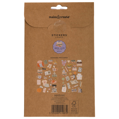 Book Club Puffy Stickers: Pack of 50 image number 3
