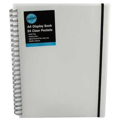 A4 White Display Book From 3.00 GBP