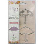 Crafters Companion Spring is in the Air Stamp and Die - Umbrella image number 1