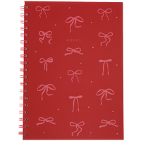 B5 Wiro Pink Bows Notebook