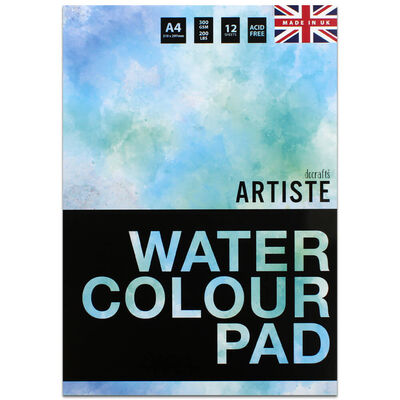 DoCrafts Artiste A4 Watercolour Pad image number 1